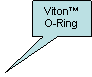 Rectangular Callout: Viton O-Ring